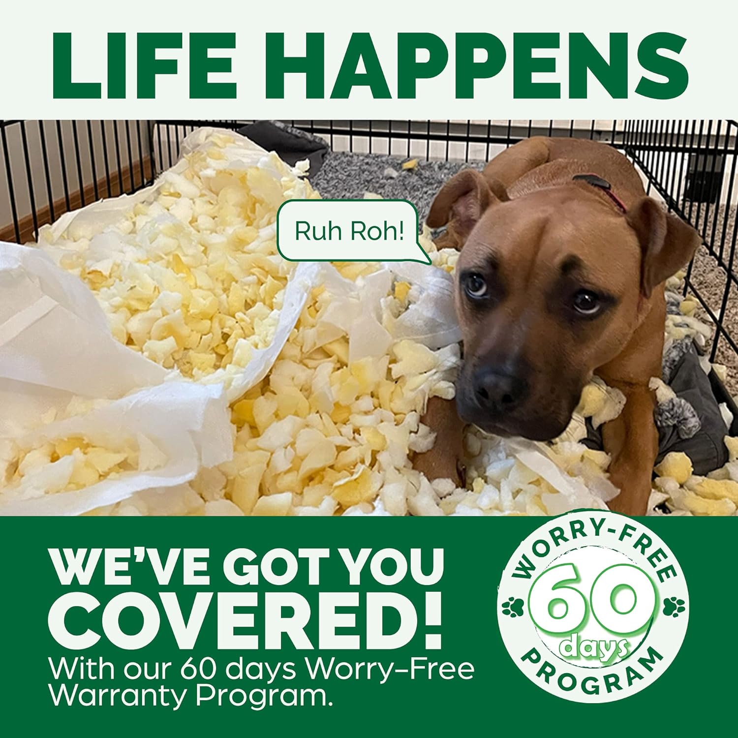 Furhaven Orthopedic Dog Bed for Large Dogs w/ Removable Bolsters  Washable Cover, For Dogs Up to 95 lbs - Quilted Sofa - Iron Gray, Jumbo/XL