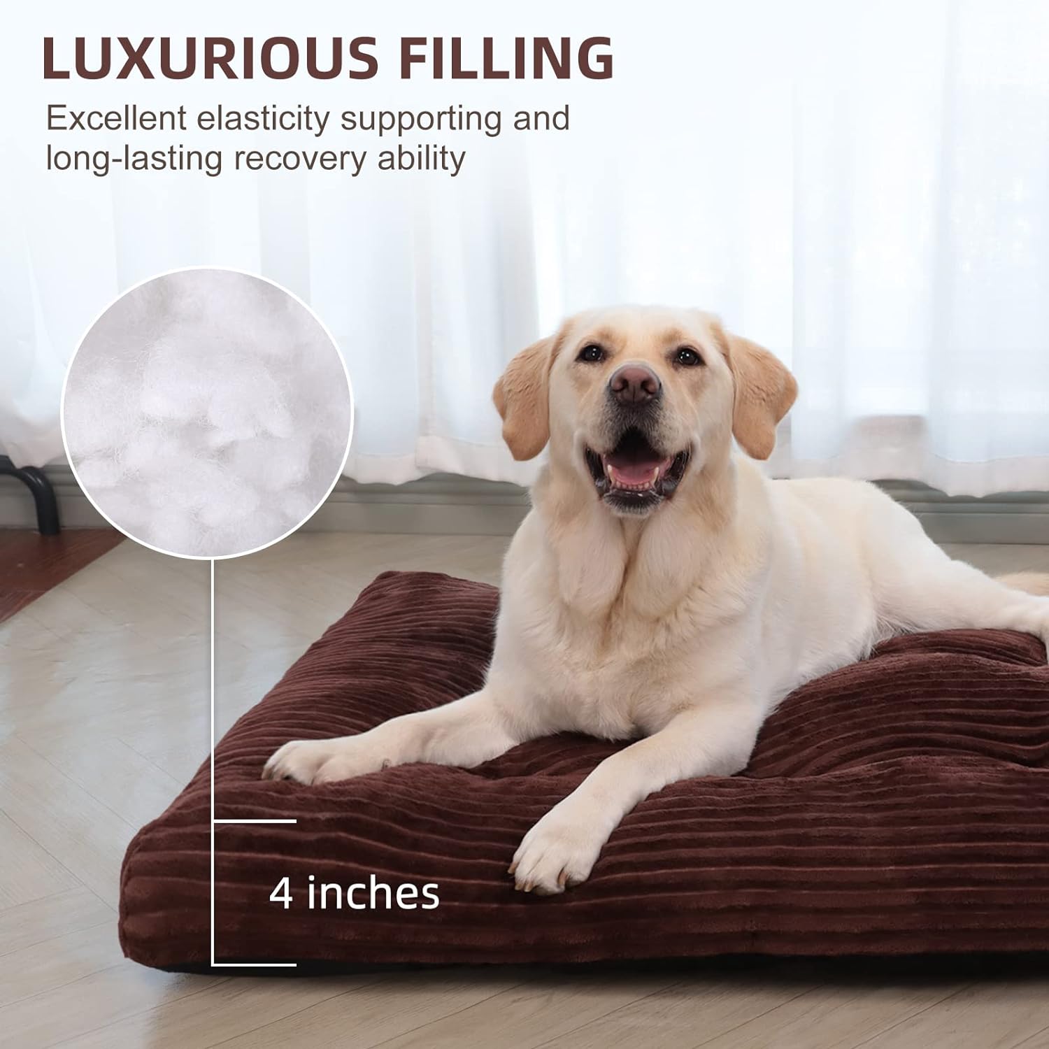 Dog Crate Bed Washable Dog Beds for Large Dogs Deluxe Thick Flannel Fluffy Comfy Kennel Pad Anti-Slip Anti-Scratch Pet Sleeping Mat, 35 x 23 Inch, Gray Dog Crate Bed Washable Dog Beds for Large Dogs Deluxe Thick Flannel Fluffy Comfy Kennel Pad Anti-Slip Anti-Scratch Pet Sleeping Mat, 35 x 23 Inch, Gray