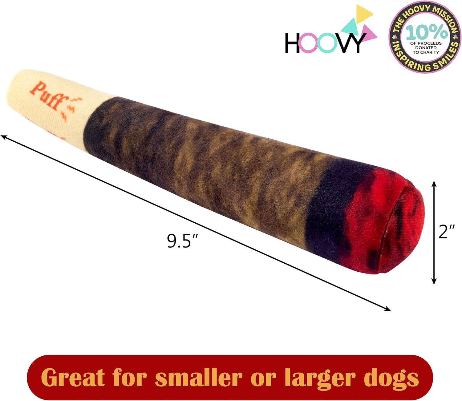 Dog Toy Doobie | Funny Dog Toy | Cool Dog Toys | Gifts for Dogs | Funny Squeaky Dog Toys | Novelty Dog Toys | Dog Birthday Gift (2 Pack)