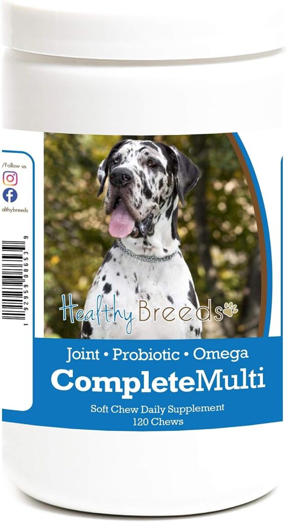 Healthy Breeds Great Dane All in One Multivitamin Soft Chew 120 Count